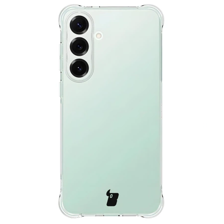 Elastyczne etui + 2x szkło hartowane Bizon Case Clear Pack do Galaxy S25 FE