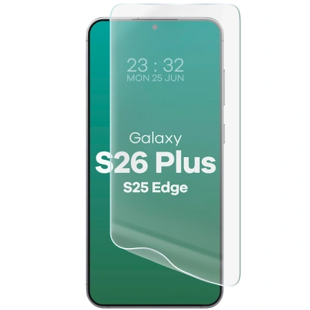 Folia hydrożelowa na ekran Bizon Glass Hydrogel Front Duo do Galaxy S26 Plus / S25 Edge, 2 sztuki