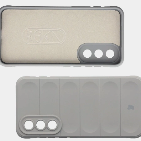 Pancerne etui Bizon Case Tur do OnePlus Nord 5, jasnoszare