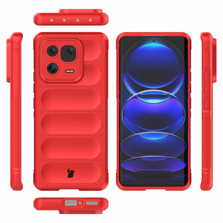 Pancerne etui Bizon Case Tur do Xiaomi 13 Pro, czerwone