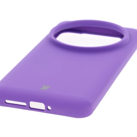 Silikonowe etui Bizon Soft Case do Xiaomi 15 Ultra, fioletowe