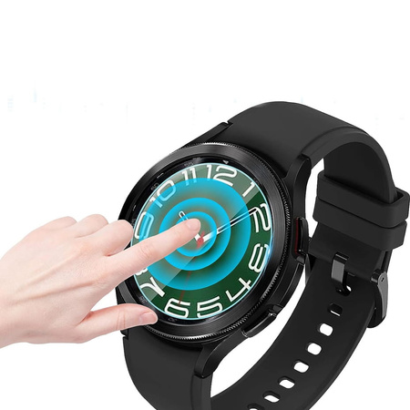 Szkło hartowane Bizon Glass Clear do Galaxy Watch 6 Classic 47 mm