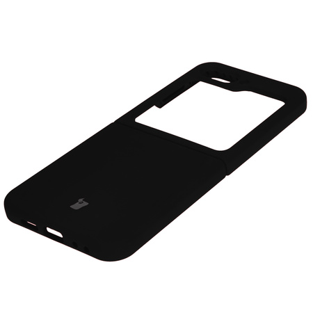 Silikonowe etui Bizon Soft Case do Galaxy Z Flip7 FE / Z Flip6, czarne