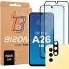2x Szkło + szybka na aparat Bizon Edge 2 Pack do Galaxy A26 5G