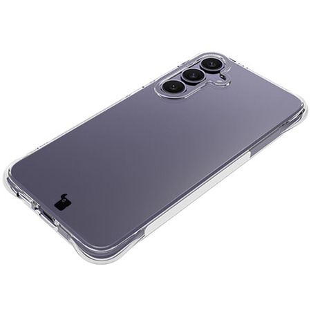 Etui + 2x szkło hartowane + szkiełko na obiektyw Bizon Case Clear Pack do Galaxy S24 FE