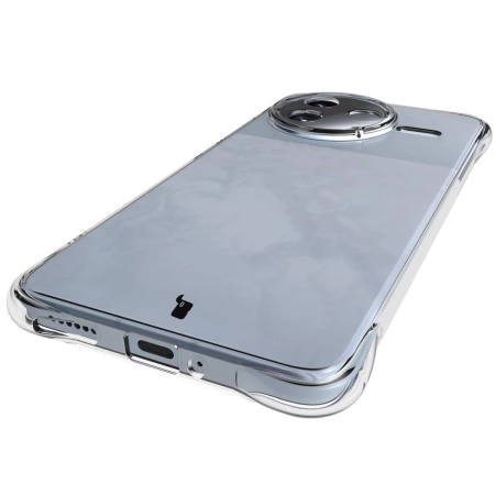 Elastyczne etui Bizon Case Salpa do Xiaomi Poco F7 Pro, przezroczyste