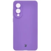 Silikonowe etui Bizon Soft Case do Galaxy S25 Edge, fioletowe