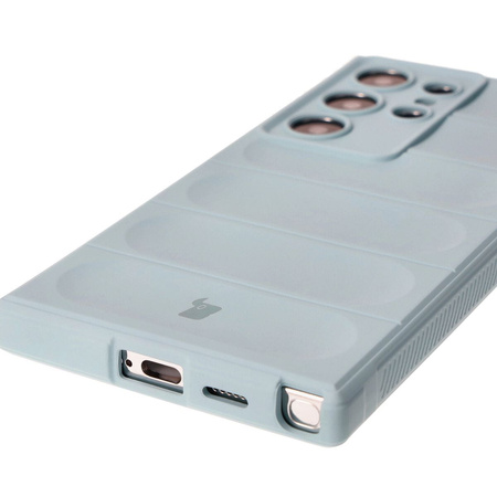 Pancerne etui Bizon Case Tur do Galaxy S24 Ultra, jasnoniebieskie