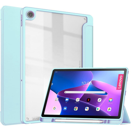 Etui Bizon Case Tab Clear Matt do Lenovo Tab M10 Plus Gen 3, błękitne