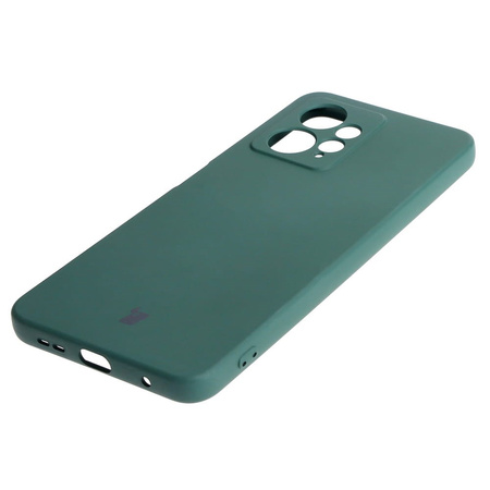 Etui Bizon Case Silicone do Xiaomi Redmi Note 12 4G, ciemnozielone