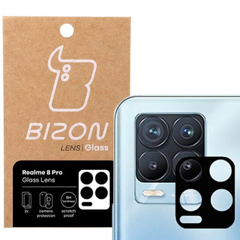 Szkło na aparat Bizon Glass Lens dla Realme 8 Pro, 2 sztuki