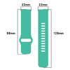 Silikonowy pasek Bizon Strap Watch Silicone do Xiaomi Redmi Watch 5 Lite / 5 Active, miętowy