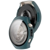 Etui ze szkłem do zegarka Bizon Case Watch Adamo do Huawei Watch 5 42 mm, zielone
