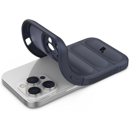 Pancerne etui Bizon Case Tur do iPhone 14 Pro, granatowe