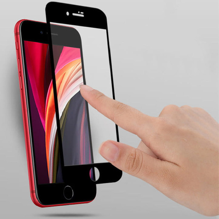 2x Szkło + szybka na aparat Bizon Edge Pack do iPhone SE 2022/2020, 8/7