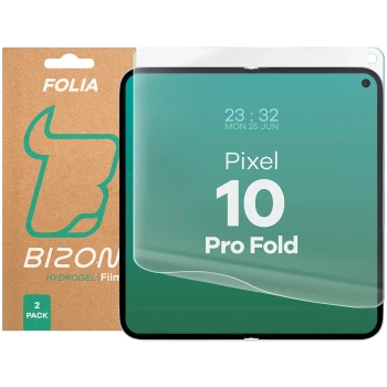 Folia hydrożelowa na środkowy ekran Bizon Glass Hydrogel Mid Duo do Google Pixel 10 Pro Fold, 2 sztuki