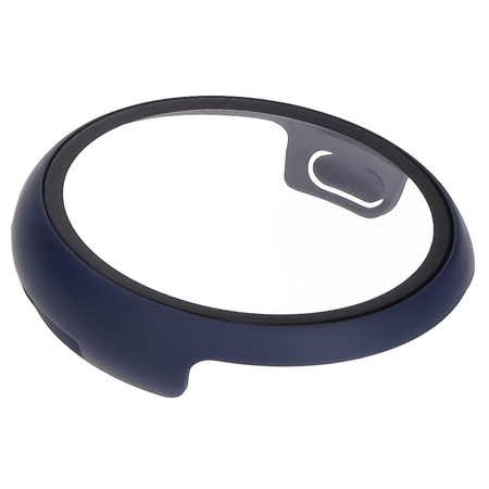 Etui ze szkłem do zegarka Bizon Case Watch Adamo do Google Pixel Watch 3 41mm, niebieskie