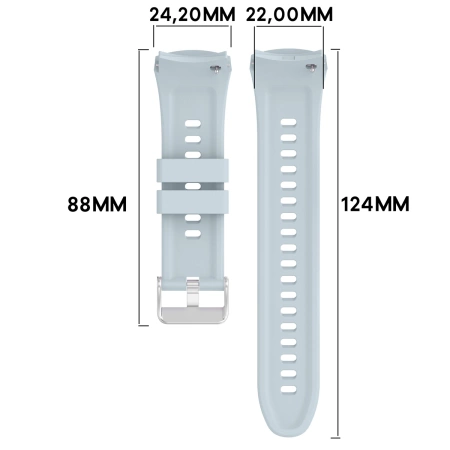 Silikonowy pasek Bizon Strap Watch Silicone do Apple Watch 38/40/41/42 mm, burgundowy