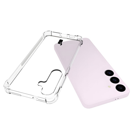 Elastyczne etui Bizon Case Salpa do Galaxy S24 Plus, przezroczyste