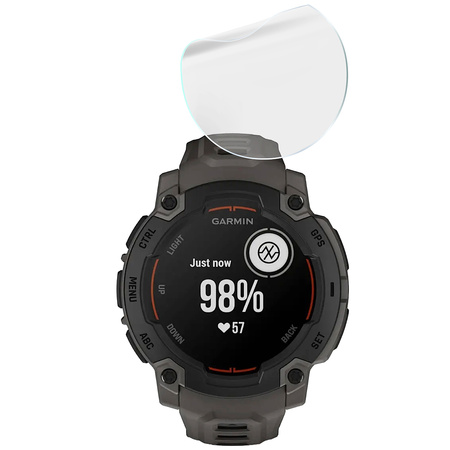 Folia hydrożelowa na ekran Bizon Glass Watch Hydrogel Duo do Garmin Instinct E 45 mm, 2 sztuki