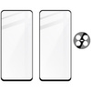 2x Szkło hartowane z ramką + szybka na aparat Bizon Edge 2 Pack do Realme 12/12x