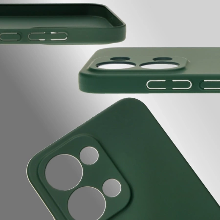 Etui Bizon Case Łupka do Oppo Reno13, zielone