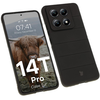 Pancerne etui Bizon Case Tur do Xiaomi 14T Pro, czarne