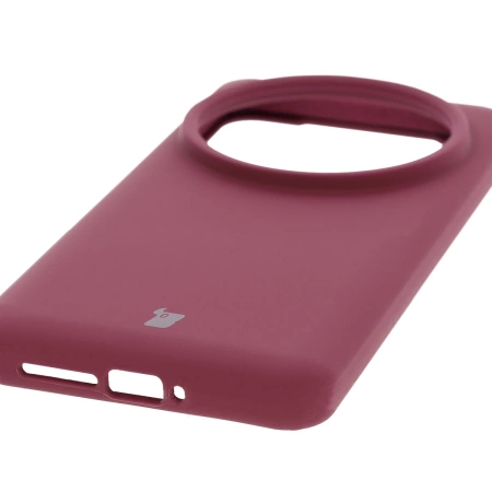Silikonowe etui Bizon Soft Case do Xiaomi 15 Ultra, ciemnofioletowe