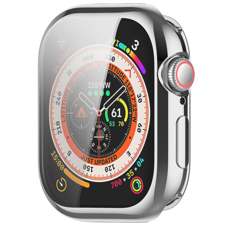 Etui Bizon Case Watch Felipe do Apple Watch 11 / 10 (42mm), srebrne