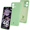 Silikonowe etui Bizon Soft Case do Motorola Edge 40 Neo, jasnozielony