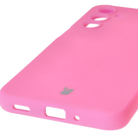 Silikonowe etui Bizon Soft Case do Galaxy A16 4G/5G, neonowo-różowe
