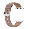 Skórzany pasek Bizon Strap Watch Casual do Apple Watch 44/45/46/49mm, różowy