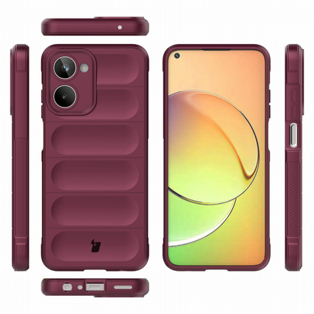 Pancerne etui Bizon Case Tur do Realme 10, ciemnofioletowe