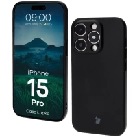 Etui Bizon Case Łupka do iPhone 15 Pro, czarne