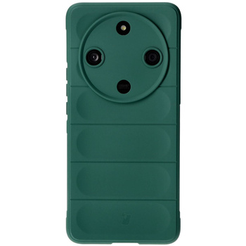 Pancerne etui Bizon Case Tur do Honor Magic6 Lite, ciemnozielone