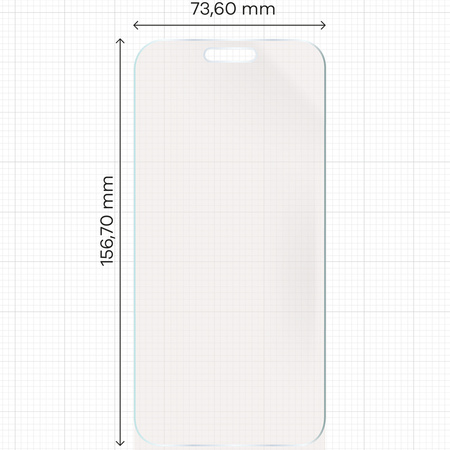 Folia matowa Bizon Glass Film Sun Duo do iPhone 16 Plus, 2 sztuki