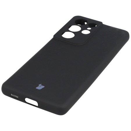 Etui Bizon Case Silicone do Galaxy S21 Ultra, czarne