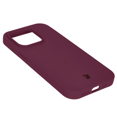 Etui silikonowe do iPhone 14 Pro Bizon Soft Case, ciemnofioletowe