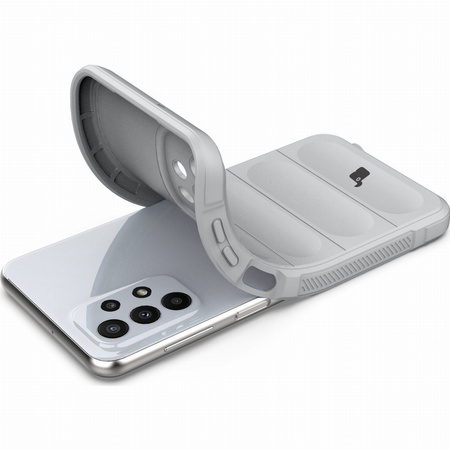 Pancerne etui Bizon Case Tur do Galaxy A23 4G / 5G, jasnoszare