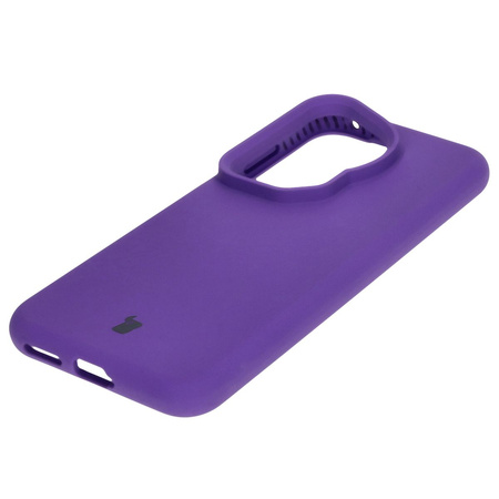 Silikonowe etui Bizon Soft Case do Huawei Pura 70, fioletowe