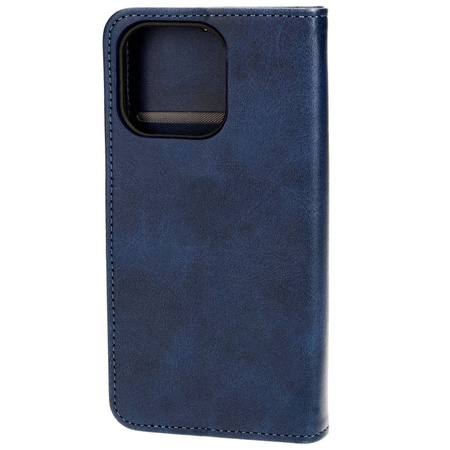 Etui z klapką Bizon Case Pocket do iPhone 13 Pro, granatowe