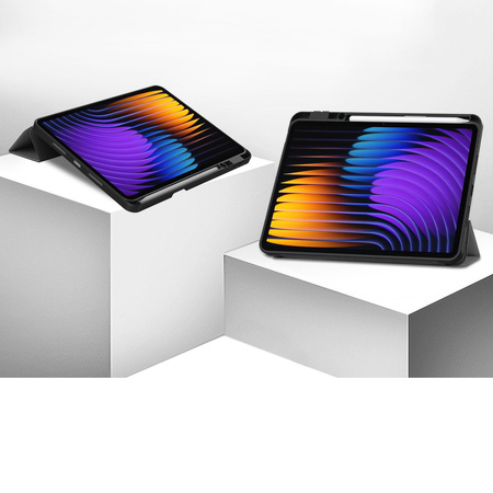 Etui z klapką Bizon Case Tab Lizard do Xiaomi Pad 7 / 7 Pro, szare