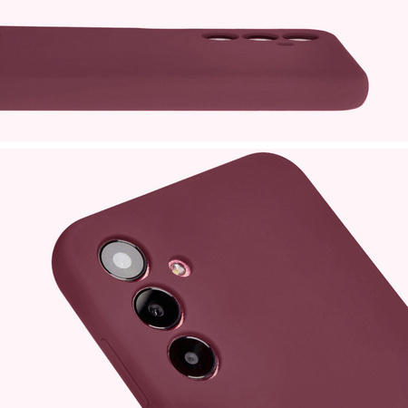 Etui silikonowe Bizon Soft Case do Galaxy A25 5G, ciemnofioletowe