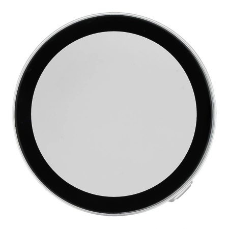 Etui ze szkłem do zegarka Bizon Case Watch Adamo do Huawei Watch GT6 41 mm, satynowo srebrne