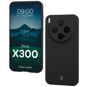 Etui Bizon Case Łupka do Vivo X300, czarne