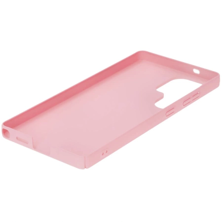 Etui Bizon Case Łupka do Galaxy S25 Ultra, różowe