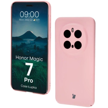 Etui Bizon Case Łupka do Honor Magic7 Pro, różowe
