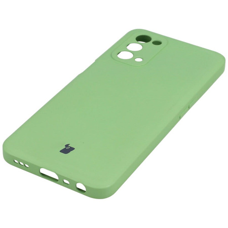Etui Bizon Case Silicone do Oppo A54 5G / A74 5G, jasnozielone