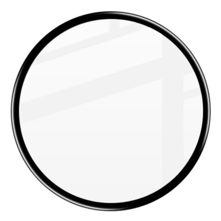 Szkło hybrydowe Bizon Glass Watch Edge Hybrid dla Galaxy Watch 6 40mm, czarne