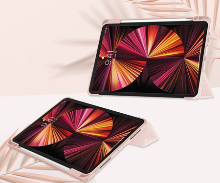 Etui Bizon Case Tab Clear Matt do Apple iPad Pro 11 2022/2021/2020/2018, różowozłote